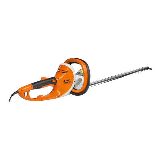 Stihl HSE 61 Notice D'emploi