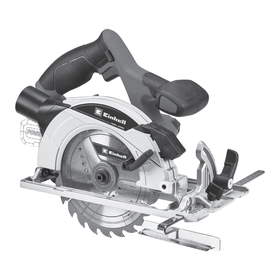 EINHELL TE-CS 18/165-1 Li Mode D'emploi