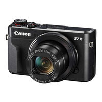 Canon PowerShot G7 X Mark II Guide D'utilisation