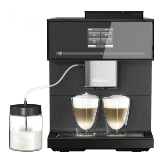 Miele CM 7750 CoffeeSelect Mode D'emploi