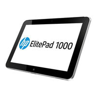 HP ElitePad 1000 G2 Healthcare Manuel De L'utilisateur