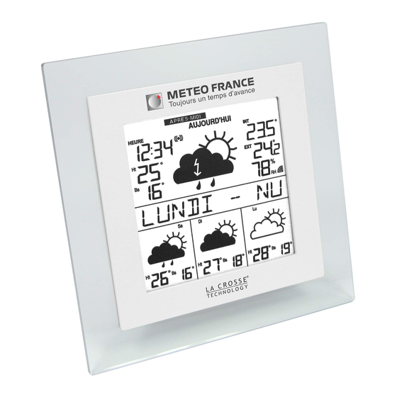 La Crosse Technology Meteo France WD 9521 Manuels