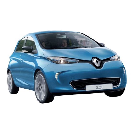 Renault ZOE Manuels