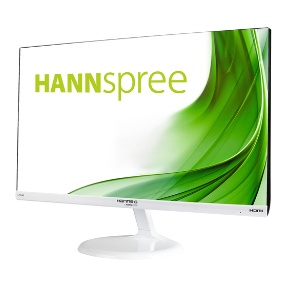 HANNspree HANNS-G HS246 Manuel De L'utilisateur