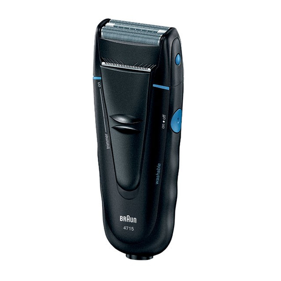 Braun TriControl 4715 Mode D'emploi
