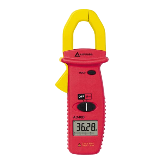 Amprobe AC40C Mode D'emploi