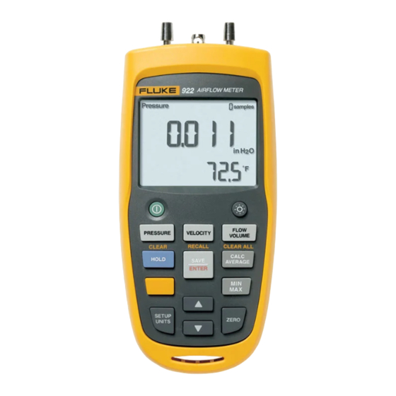 Fluke 922 Mode D'emploi