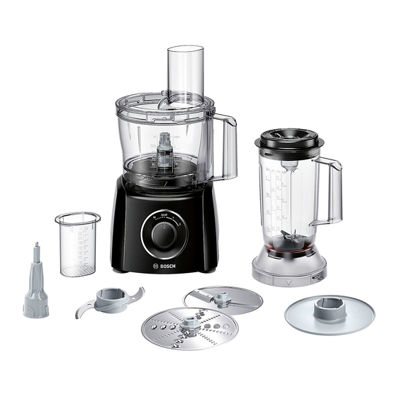 Bosch MultiTalent 3Plus MCM3P Serie Manuel D'utilisation