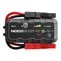 NOCO Genius BOOST HD GB70 Guide De L'utilisateur