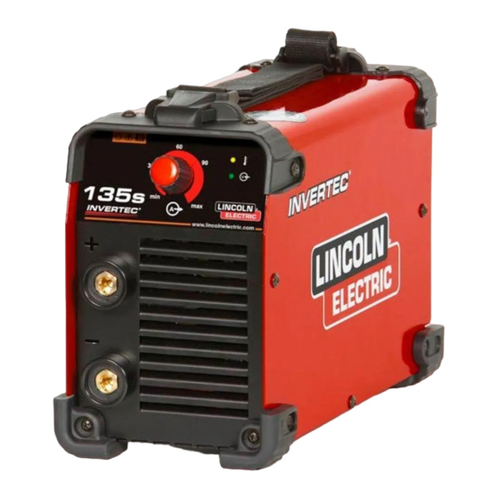 Lincoln Electric INVERTEC 135S Manuel D'utilisation