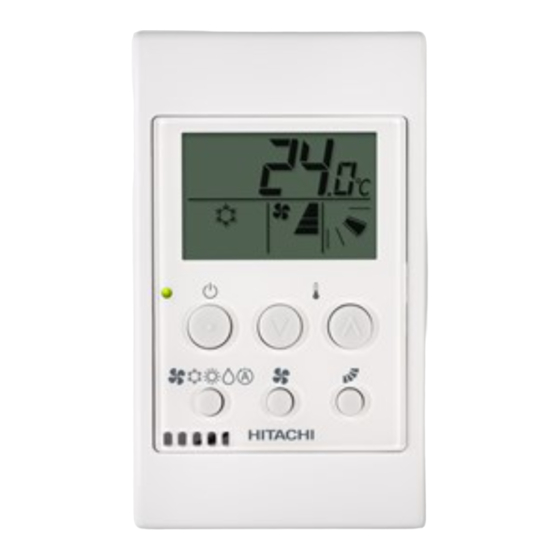 Hitachi PC-ARH Manuel D'installation Et De Fonctionnement