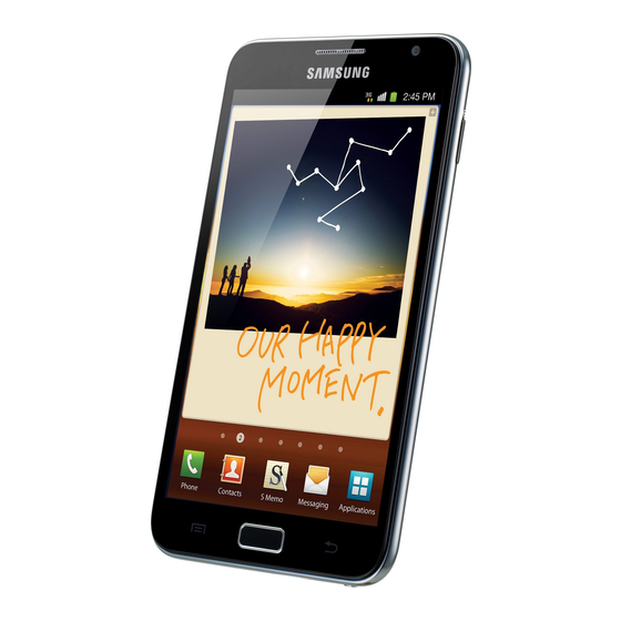 Samsung GALAXY Note GT-N7000 Manuels