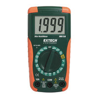 Extech Instruments MN15A Manuel De L'utilisateur