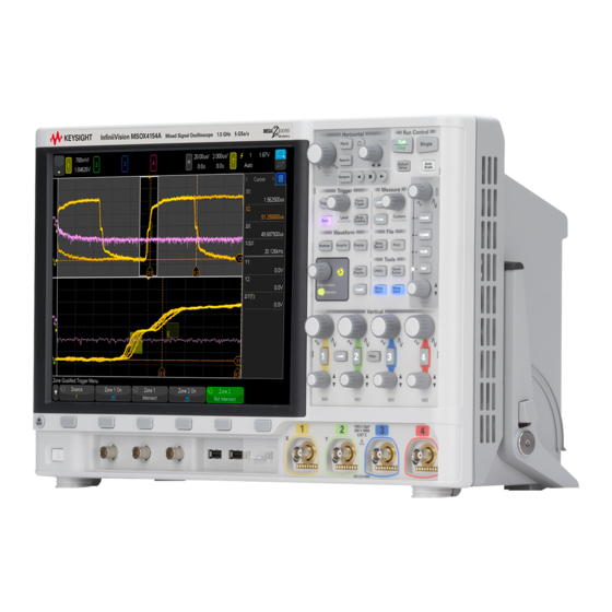 Agilent Technologies Agilent InfiniiVision 4000 X Série Manuels