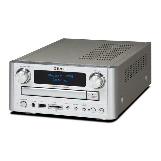 Teac CR-H260i Mode D'emploi