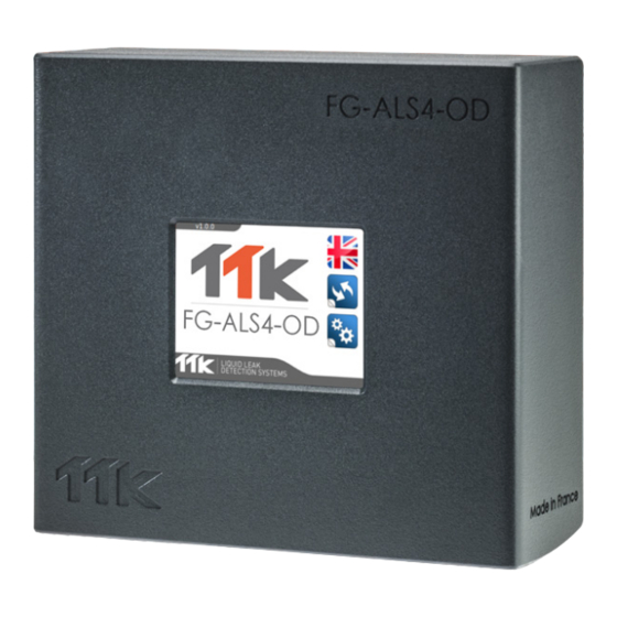 TTK FG-ALS4-OD Instructions D'installation