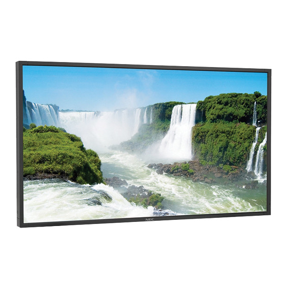 NEC P401 Installation Et Montage