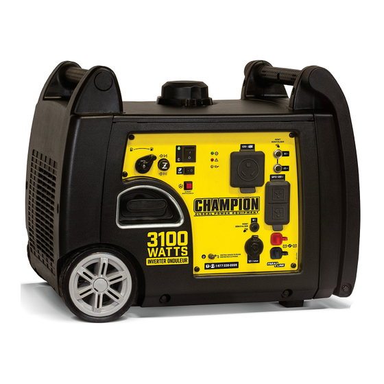 Champion Global Power Equipment 100523 Manuel D'utilisation