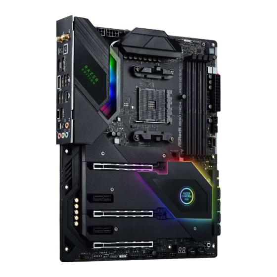 ASROCK B550 Taichi Razer Edition Mode D'emploi