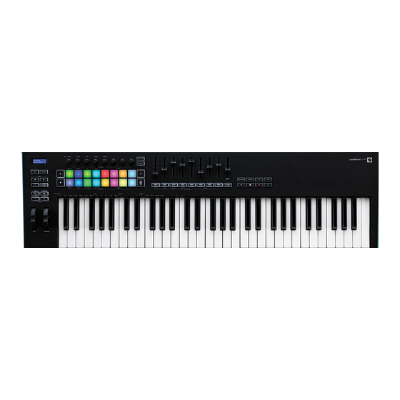 Novation Launchkey 25 Mode D'emploi