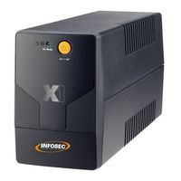 INFOSEC UPS SYSTEM X1 1000 IEC Notice D'utilisation