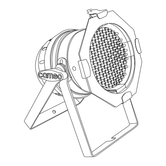Cameo PAR 64 CAN Manuel D'utilisation