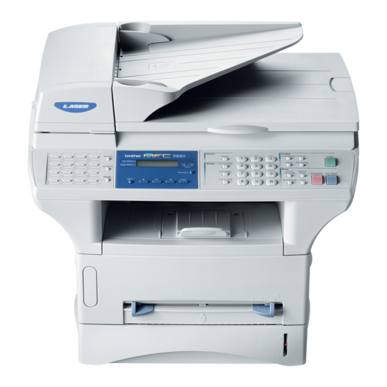 Brother MFC-9880 Manuel De L'utilisateur