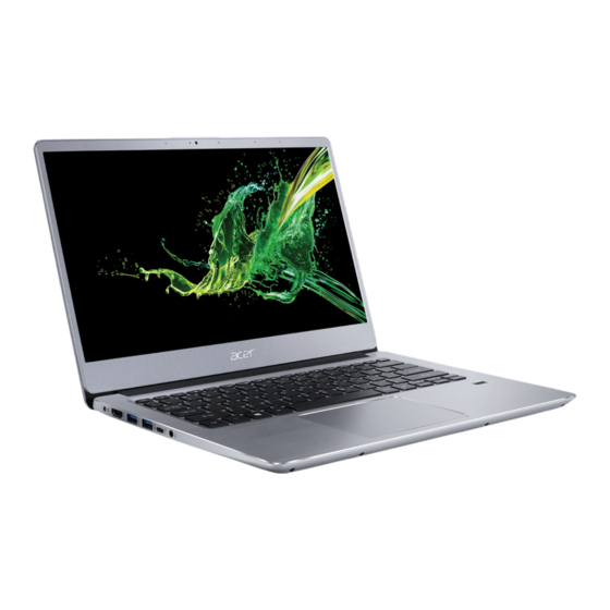 Acer SF314-41-R67J Manuel D'utilisation