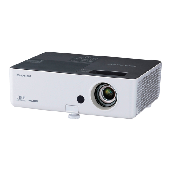 Sharp PG-LX2000 Mode D'emploi