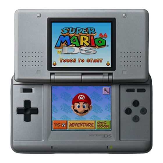 Nintendo SUPER MARIO 64 DS Manuels