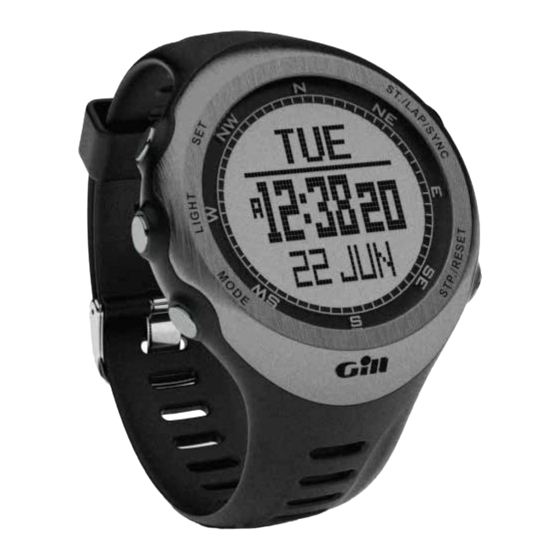 Gill Montre Regatta Master W012 Manuels