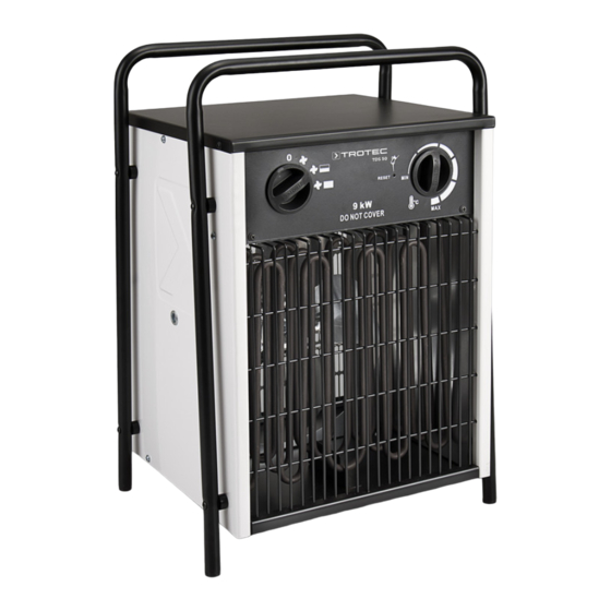 Trotec TDS 10 Manuel D'utilisation