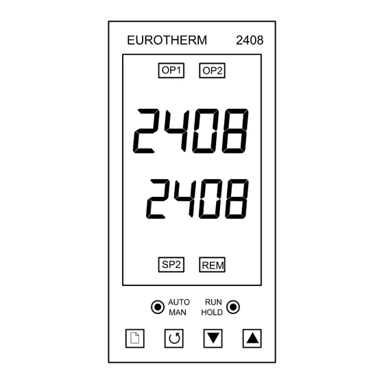 Carbolite Eurotherm 2408CP Mode D'emploi