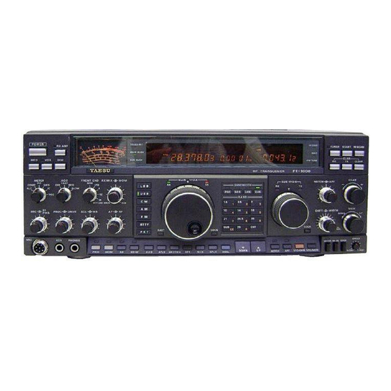 Yaesu FT 1000 D Manuel D'utilisation