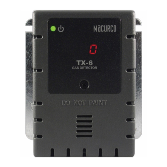 Macurco TX-6-AM Instructions D'utilisation