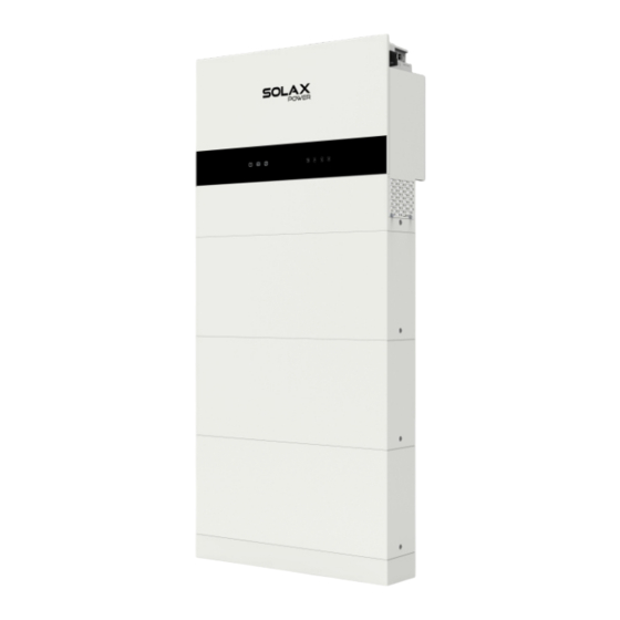 SolaX Power X1-IES Serie Manuel D'installation