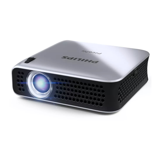 Philips PicoPix PPX 4010 Guide D'utilisation