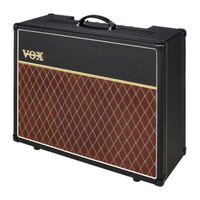 Vox AC30S1 Manuel D'utilisation