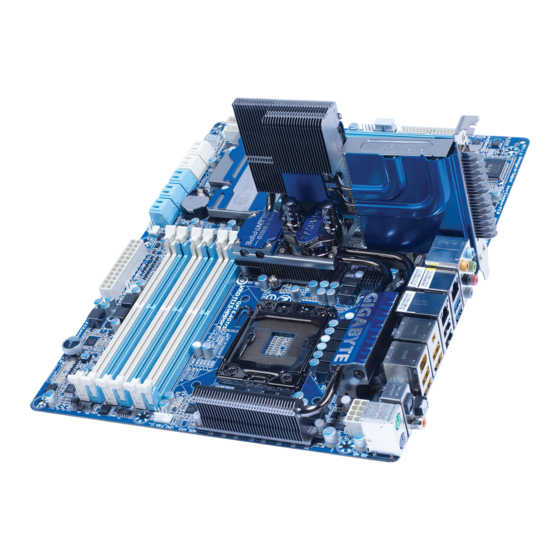 Gigabyte GA-X58A-UD7 Manuel De L'utilisateur