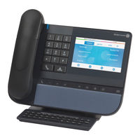 Alcatel-Lucent 8078s Cloud Edition DeskPhone Manuel Utilisateur