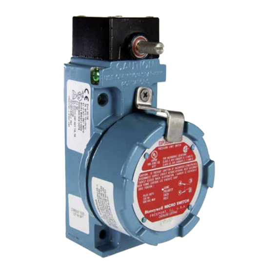 Honeywell MICRO SWITCH PK 80148 Instructions D'installation