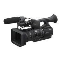 Sony HVR-Z5E Mode D'emploi