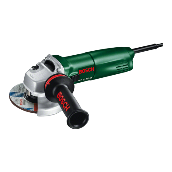 Bosch PWS 10-125 CE Instructions D'emploi