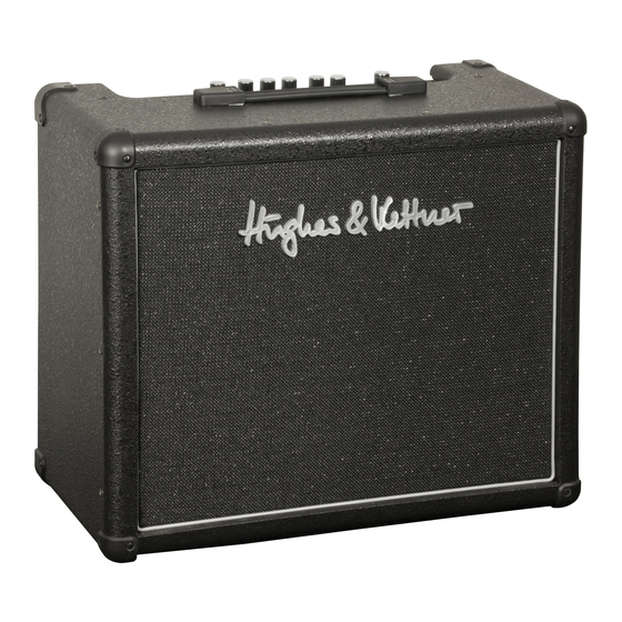 Hughes & Kettner Edition Tube 25th Anniversary Manuels