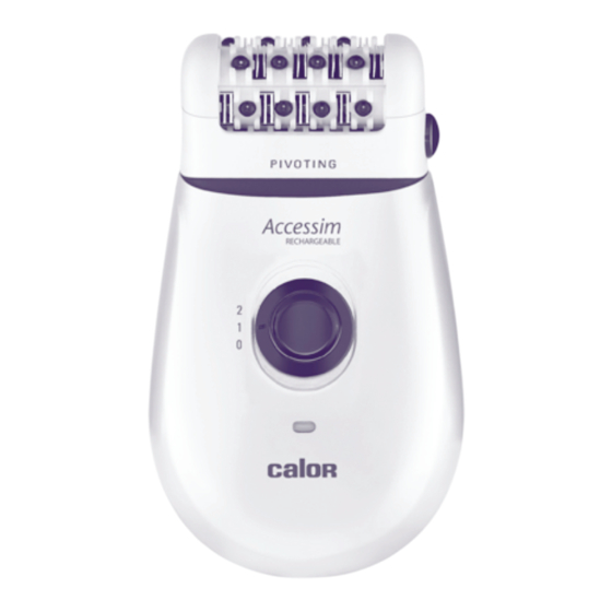 CALOR Accessim Rechargeable Mode D'emploi