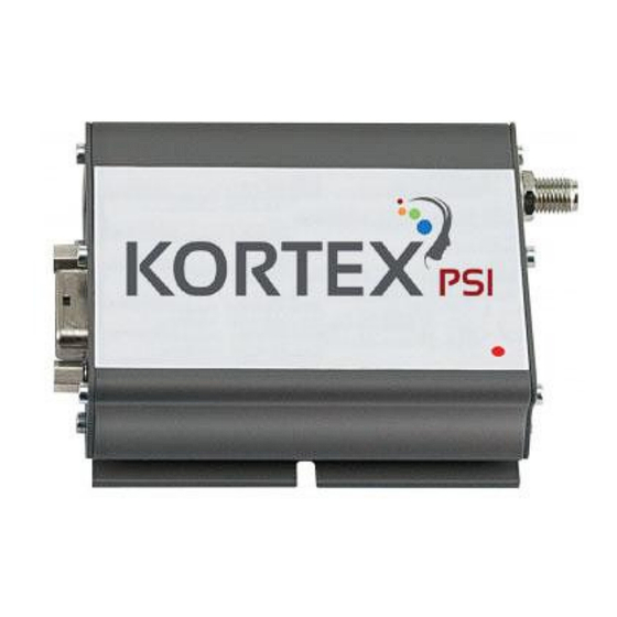 Kortex PSI KX GPRS Commerce PLus II Manuel D'utilisation