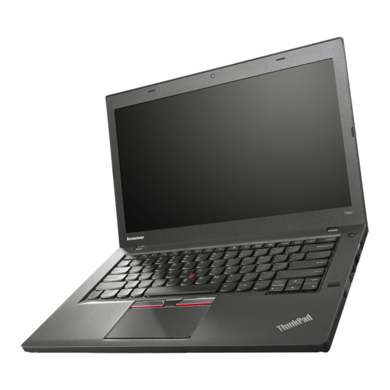 Lenovo ThinkPad T450 Consignes De Sécurité, Déclaration De Garantie Et Guide De Configuration