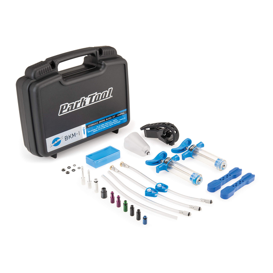 Park Tool BKM-1 Manuel D'instructions