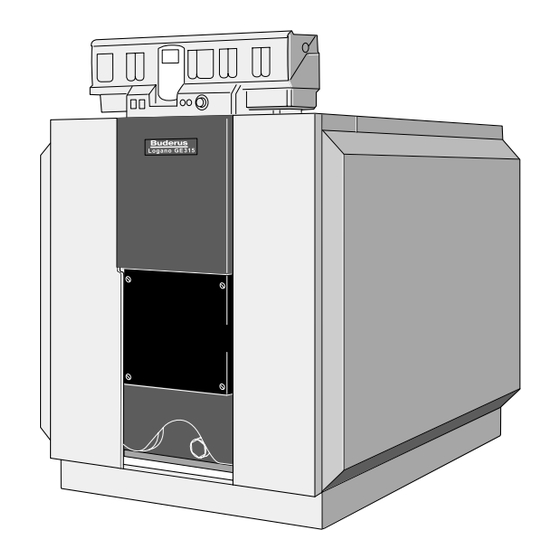Buderus Logano GE315 Notice D'utilisation