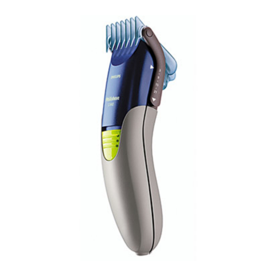 Philips EASYSTYLER HQC482 Mode D'emploi